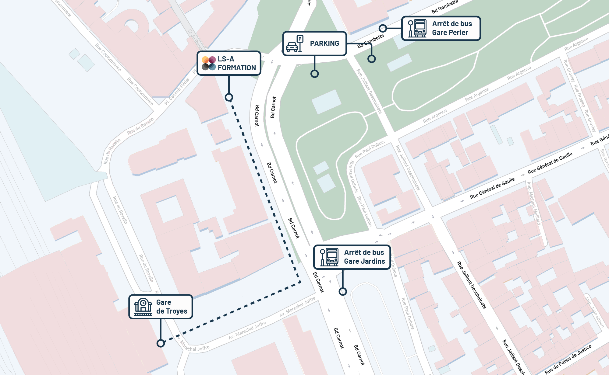Carte d'accès aux locaux de ls-a formation